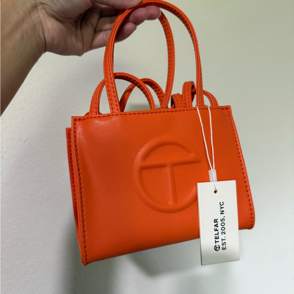 BRAND NEW W/ TAGS Telfar Women's Orange Mini Bag
